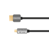 Laidas HDMI - HDMI micro (K-K) 4K (30Hz) 3m gold Kruger&Matz